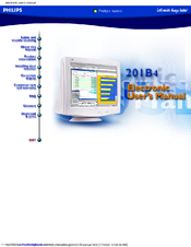 Philips 201B4574 User Manual