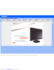 Philips Brilliance 220SW9FB User Manual