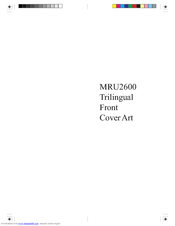 Magnavox MRU2600 - Universal Remote Control User Manual
