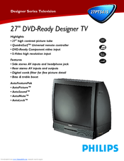 Philips 27PT541S Specifications