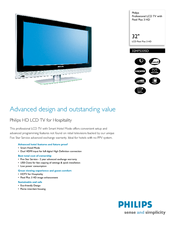 Philips 32HF5335D/27 Specifications