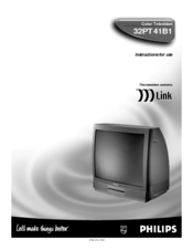 Philips M-Link 32PT41B1 Instructions For Use Manual