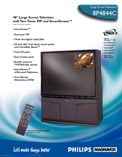 Philips Magnavox 8P4844C Specification Sheet