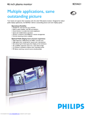 Philips BDS4621/27 Specifications