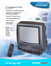 Philips Magnavox CCA132AT Specifications