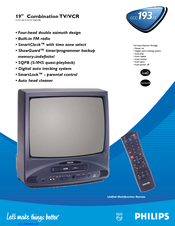 Philips CCC193AT99 Specifications