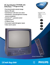 Philips CCC194AT99 Specifications
