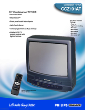 Philips Magnavox CCZ191AT Specifications