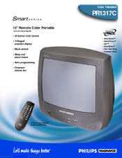 Philips COLOR TV 13 INCH PORTABLE PR1317C Brochure