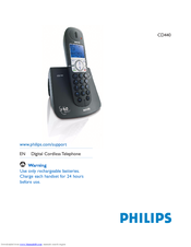 Philips CD4401B User Manual