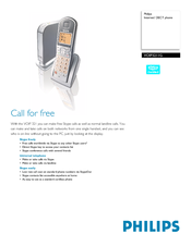 Philips VOIP3211 Specifications