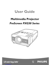 Philips ProScreen PXG30 Series User Manual