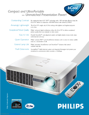 Philips LC5331 - bCool SV1 SVGA DLP Projector Specifications