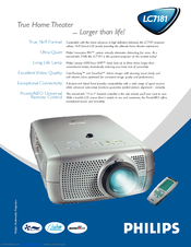 Philips LC718199 Specifications