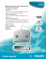 Philips AJ3430/00 Specifications