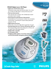 Philips AZT9230/19 Specifications