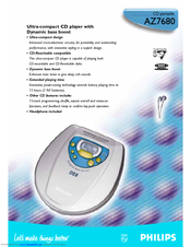 Philips AZ7681/00 Specifications