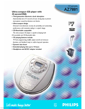 Philips AZ7796/17 Specifications