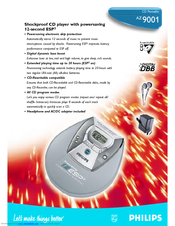 Philips AZ9001/00Z Specifications