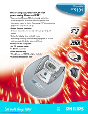 Philips AZ9106/17 Specifications