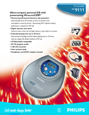 Philips AZ9111/17 Specifications