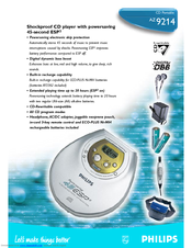 Philips AZ9214/00 Specifications