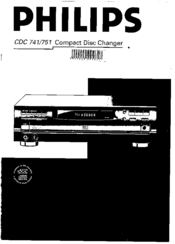 Philips CDC751-01B User Manual