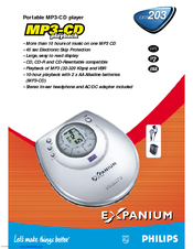 Philips EXP203/17P Specifications