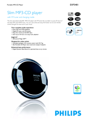 Philips EXP3481/07 Specifications