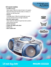 Philips AZ2000/05 Manuals | ManualsLib