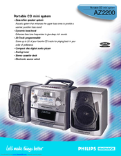 Philips AZ2200 Specifications