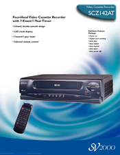 SV2000 SCZ142AT Specifications