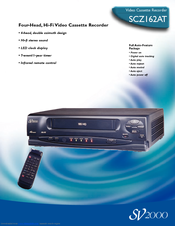 SV2000 SCZ162AT Specifications