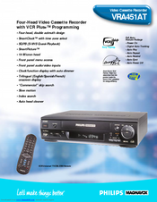 Philips VRA451AT99 Specifications