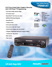 Philips VRA651AT Specifications