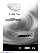 Philips VRB612AT99 Hookup Pages