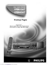 Philips VRB615AT99 Hookup Pages