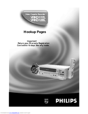 Philips VRKD11YL Hookups And Settings