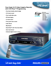 Philips VRZ264AT99 Specifications