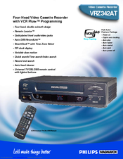 Philips VRZ342AT99 Specifications