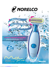Norelco Ladyshave Moi HP6350 Specifications