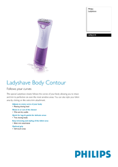Philips Norelco Ladyshave HP6319 Specifications