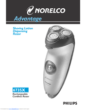 Norelco Advantage 6735X User Manual