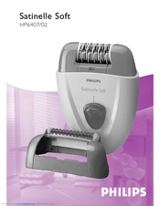 Philips Satinelle Soft HP6407 User Manual