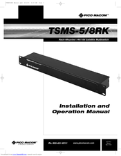 Pico Macom TSMS-5/8RK Installation And Operation Manual