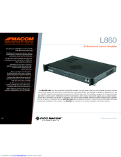 Pico Macom L860 Specifications