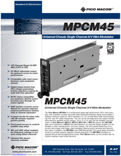 Pico Macom MPCM45 Specifications