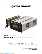 Pico Macom MPD User Manual