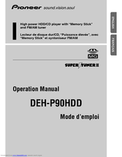 Pioneer Super Tuner III DEH-P90HDD Operation Manual