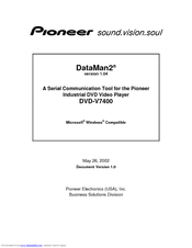 Pioneer DataMan2 1.04 Software Manual